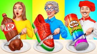 Me vs Grandma Cooking Challenge  Amazing Kitchen Recipes by Multi DO Smile