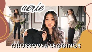 WORTH IT? Testing out Viral TikTok aerie Crossover Leggings & Review  Victoria Hui