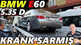 BMW 5.35 DİZEL ÇİFT TURBO MOTOR YAĞSIZ KALMA SONUCU KRANK SARMIŞ  M57 ENGİNE