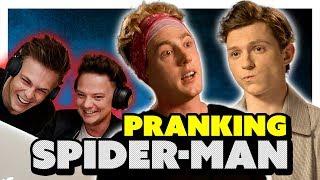 TOM HOLLAND INTERVIEW *PRANK* EARPIECE