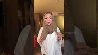 This style Is actually so pretty and love how it flows on the face #hijabtutorial #hijabstyles