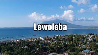 Keliling kota Lewoleba Lembata NTT  Drone footage