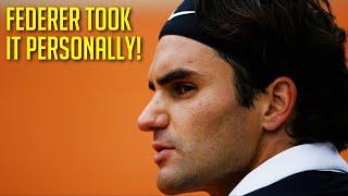 When Roger Federer Lost the First Set and Took It Personally