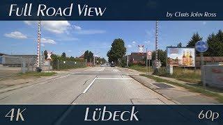 Lübeck Germany Schlutup - Mecklenburger Straße Fabrikstraße - 4K UHD2160p60p Video