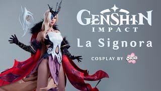La Signora Genshin Impact COSPLAY by Oichi Preview