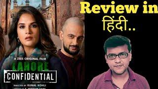 Lahore Confidential Review  Zee5  The Cinema Mine