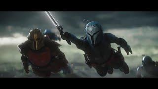 The Mandalorian Season 3 Finale - Full Air Fight Sequence