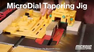The Must Have for Every Woodworking Shop - The MicroDial Tapering Jig 20% OFF Limited-Time Offer
