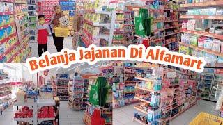 BELANJA BULANAN DI ALFAMART  BELANJA SNACK AJA  a day in my life Indonesia