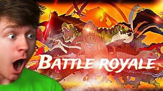 Reacting to DINOSAUR BATTLE ROYALE Crazy