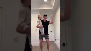 Posie saw everleighs tiktok dance and she wanted to do it and dad will never say no to her