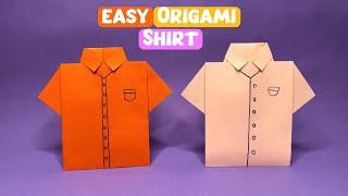 Origami Shirt - How to Make a Easy Origami Shirt