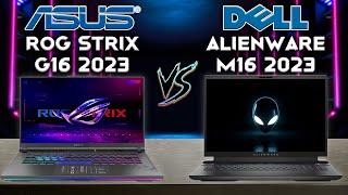 Rog Strix G16 2023 Vs Alienware M16 2023  Tech compare  Full Comparison