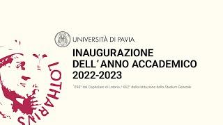 Inaugurazione dell’Anno Accademico 2022-2023