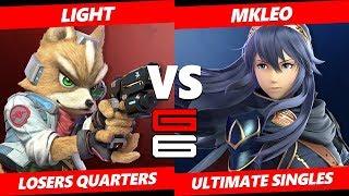 Genesis 6 SSBU - Light Fox Vs. FOX MVG  MKleo Lucina Smash Ultimate Tournament Losers Quarters