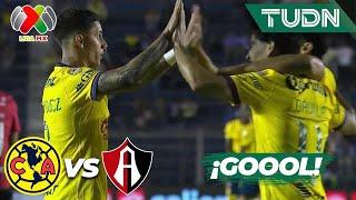 ¡YA ES GOLEADA Rodríguez dice presente  América 3-0 Atlas  Liga Mx -AP2024 - J8  TUDN