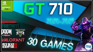 *NVIDIA GeForce GT 710 2gb in 30 GAMES    2020 - 2024