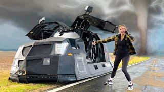 Storm Chasing In A $750000 Tornado-Proof Tank