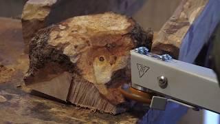 Насадка Комбо wood - Работа борфрезой Saburrtooth SD290 в форме диска с плоским краем