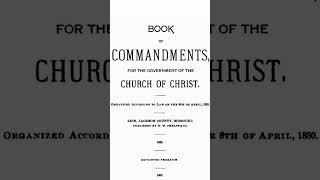 1833 BOOK OF COMMANDMENTS