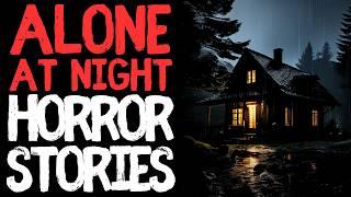 True Rainy Alone at Night Scary Horror Stories for Sleep  Black Screen With Rain Sounds