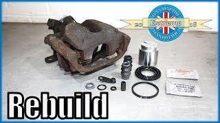 Rear Brake Caliper Functional Restoration - Ford Transit Piston and Seals Replacement