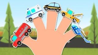 Emergency Vehicles Finger Family  40 mins non stop compilation for kids