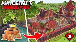 I Built a FROG Kingdom - Minecraft Hardcore 1.19 Lets Play  Episode 2