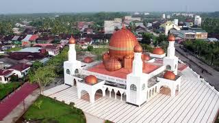 MASJID INDAH BAGANSIAPIAPI VIEW DARI DRONE