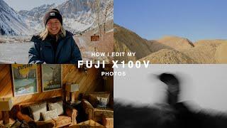 How I Edit My Fuji x100v Photos  Adobe Lightroom