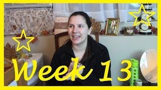 WEEK 13 BUMPDATE Craving Sushi and Pregnancy Pillows First Child IVF Sucess