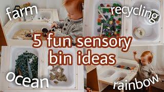 SENSORY BIN IDEAS *FOR TODDLERS* - IKEA FLISAT TABLE