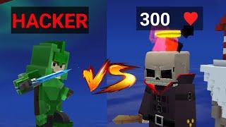 HACKER vs HP DUPLICATION GLITCH in BedWars Blockman Go