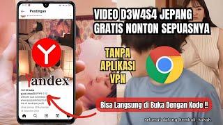 Cara Nonton Video Jepang  Gratis Tanpa VPN dan Proxy di Yandex 2024 Mudah Banget