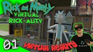 Rick and Morty Virtual Rick-ality - So freaky Eng subsGameplayViveVirtual Reality