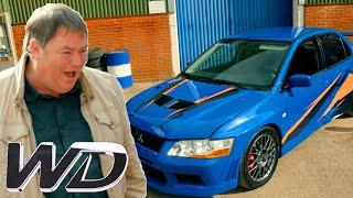 Elvis Transforms A 2001 Mitsubishi Evo 7 Into A Rally Car  Wheeler Dealers