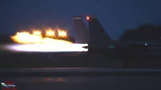 RAF Lakenheath F-15E Night Ops