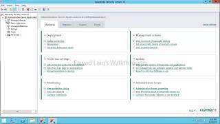 Automatic Installation of Kaspersky Endpoint Security and Network Agent on New Machines