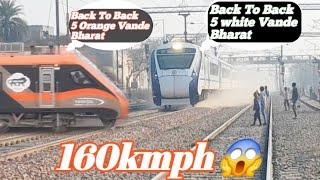 5 Khajuraho Vande bharat Express -5 Rani Kamalapati Vande Bharat  Back to back 160kmph Vande bharat