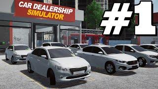 ARABA GALERİSİ İŞLETME SİMULATOR  Car Dealership Simulator Türkçe Oynanış - Bölüm 1