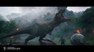 Jurassic World Fallen Kingdom 2018 - Saved by Rexy Scene