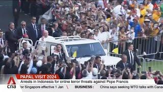 Arrests in Indonesia for online terror threats against Pope Francis