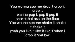 Ester Dean Ft. Lil Wayne - Drop It Low Remix LYRICS ON SCREEN.mp4