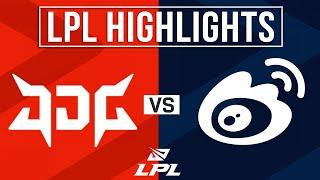 JDG vs WBG Highlights ALL GAMES  LPL 2024 Worlds Regional Qualifier  JD Gaming vs Weibo Gaming