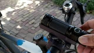 sofirn sp33 3d printed flashlight bike mount