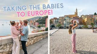 our first time taking the babies to europe