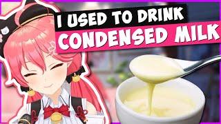 Miko talks about how she used to drink pure condensed milk