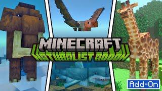 NATURALIST ADDS 100+ ANIMALS TO MINECRAFT SURVIVAL Add-On Xbox Playstation Switch Mobile PC