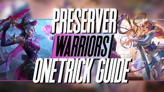 How to One Trick Preserver Warriors to CLIMB RANKED  TFT SET 12 Guide Patch 14.15