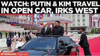 WATCH  Kim Jong-Un and Putin Travel in Open Car  Putin Visits North Korea  Times Now World